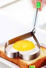 Resim AfterTimes Yumurta Şekillendirici Küçük Metal Kalp Yumurta Şekillendirici 