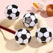 Resim 5 Adet Tek Delikli Mini Futbol Kalemtıraş - Yaratıcı Trend Futbol Tasarımı 