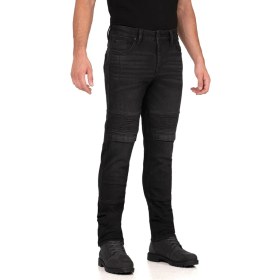 Resim Iron Shield Flexi Black Korumalı Motosiklet Kot Pantolonu Erkek 