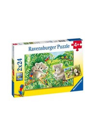 Resim Panelkırtasiye Ravensburger Puzzle 2X24 Parça Koalas Pandas 78202 