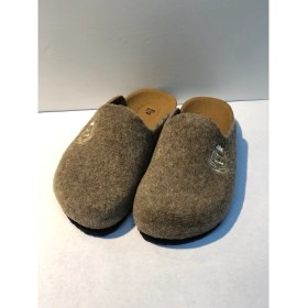 Resim Kafkaslar Kadın Erkek Keçe Kumaş Tam Ortopedik Kışlık Ses Yapmaz Ev Terliği 