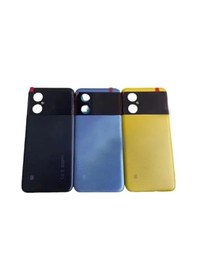 Resim Xiaomi Poco M4 İle Uyumlu Arka Pil Kapak Siyah 
