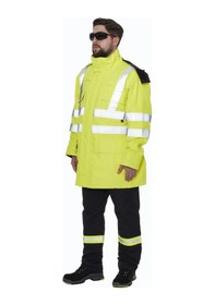 Resim İtfayeci Alev Almaz Petro Kimya Yağmurluk 