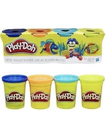 Resim Storemax Play-Doh 4'lü Çocuk Oyun Hamuru 