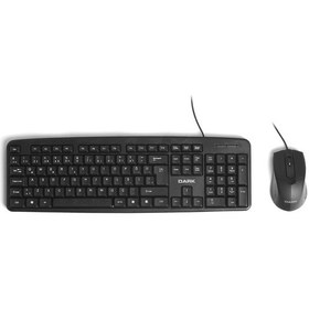 Resim Dark DK-AC-KM1030 Kablolu Q Klavye Mouse Set 