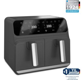 Resim Blaupunkt D7800 Çift Hazneli Dokunmatik 4+4 Litre Yağsız Air Fryer Fritöz + Blaupunkt Akıllı Tartı Hediyeli 