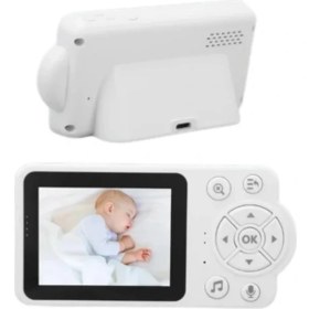 Resim HERŞEYBURDAMODA Sıcaklık Sensörlü Güvenli Bebek Kamerası Iki Yönlü Ses 