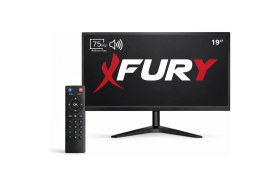 Resim Fury 19" LED Monitör 75Hz 5ms Dahili Hoparlörlü Uzaktan Kumandalı HDMI VGA Geniş Ekran 