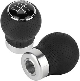 Resim KIMISS 2015 6 Vitesli Evrensel Araba Vites Topuzu çubuk Kafa Vites Kolu Kolu, çubuk Için ABS Malzeme, Siyah Renk Kolu (5 Vites) 