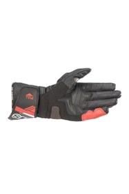 Resim Alpinestars SP-8 V3 Korumalı Motosiklet Eldiveni Siyah Beyaz Kırmızı 
