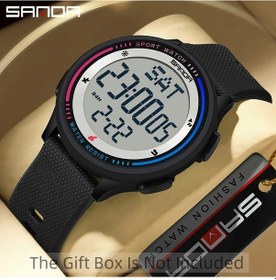 Resim Gaojunshop01 Erkek Ve Kadınlar İçin Sanda Spor Saati - Beyaz, Adımsayar, Su Geçirmez, Kronometre Diğer 