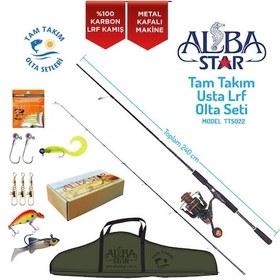 Resim Albastar Tam Takım Usta Lrf Olta Seti Tts022 240Cm-Standart 
