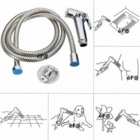 Resim Evim Shopping Şattaf Taharet Musluk Seti Klasik Taharet Musluğu 