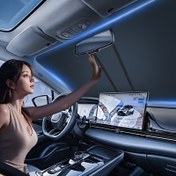 Resim 2024 Model Araba Güneşlik için Uyumlu, Rulo Ön Cam Güneşlik ve Isı Yalıtım Perdesi, Araba için Geliştirilmiş Güneşlik için Uyumlu, Evrensel Araba Güneşlik ve Isı Yalıtım Filmi için Geliştirilmiş Güneş Koruması Fonksiyonu Sağlar 