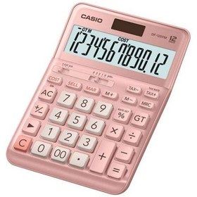 Resim Casio DF-120FM-PK Pembe 12 Hane Masa Üstü Hesap Makinesi 