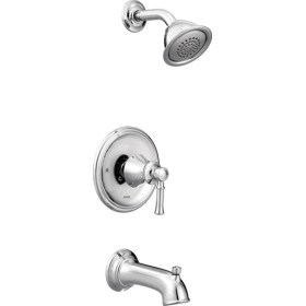 Resim T2183 Dartmoor Posi-Temp Küvet/duş, Krom 