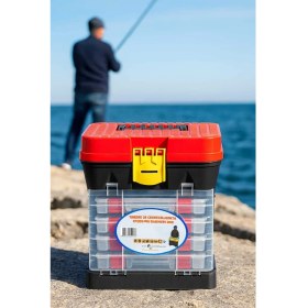 Resim Şık ve Fonksiyonel Balıkçı Takım Çanta, Taşımada Kolaylık Sağlar 