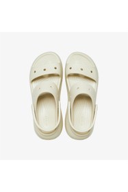 Resim Crocs Classic Mega Crush Kadın Krem Sandalet 