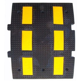Resim İleri Trafik Kauçuk Hız Kesici 6 Bantlı, Yol Kasisi 60 x 50 x 4,5 cm 