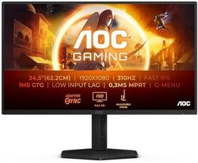 Resim AOC 25G4SXU 24,5" 310 Hz 0,3 ms GSync Pivot Yükeklik Ayarlı HDR400 Fast IPS Oyuncu Monitörü 