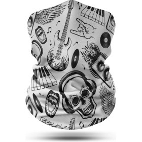 Resim Motorcu Boyunlugu Unisex Bandana Motosiklet Bandana Boyunluk Kadın Erkek Boyunluk Headwear BDK205 