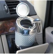 Resim Dreamcar Metal Küllük Gümüş Karbon Otomatik Kapaklı 0700902 