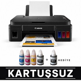 Resim Canon Uyumlu Photoink Mürekkepli Pixma G3416 Yazıcı Kartuşsuz 