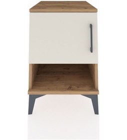 Resim Kronos Komodin 2 Raflı Tek Kapaklı 44x59x64 Çam-aytaşı Atlas Çam 