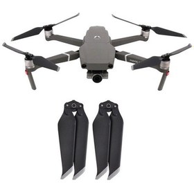 Resim Pazly 2 Çift Sessiz Pvc Pervane, Djı Mavic 2 İçin Hızlı Çıkarılabilir Cw/ccw 