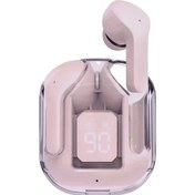 Resim Vyopbc T2 Mini Kablosuz Kulaklık Led Dijital Ekran Tws Bluetooth 5.3 Stereo Ses Xiaomi Huawei İçin Mor 