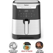 Resim Tefal Easy Fry & Grill & Xxl 6.5 L Hava ile Kızartma ve Izgara 2'si 1 Arada Yağsız Fritöz Airfryer + Onerous Mutfak Tartısı 