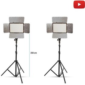 Resim Gdx Pro Led 396As Bataryalı 2'li Sürekli Led Işık Seti 