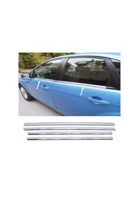 Resim Ford Focus Hb-sedan Krom Cam Çıtası 4 Prç P.çelik 2005-2011 Arası 