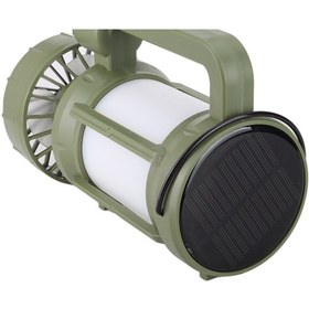 Resim Panther Pt-576 Şarjlı Solar Fanlı Kamp Lambası 