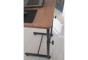 Resim Depolife Koltuk Sehpası Notebook Laptop Bilgisayar Çalışma Masası Yükseklik Ayarlı Akrobat Masa Yatak Yan Seh 