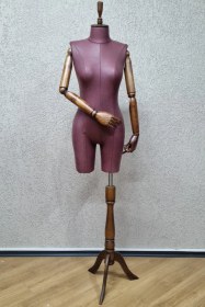 Resim 38 Beden Ahşap Kollu Terzi Mankeni Prova Mankeni Vitrin Mankeni 0002 