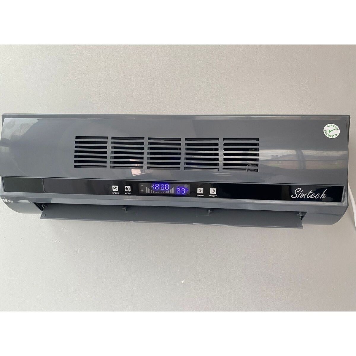 Simtech Km-1717-hcg Duvar Tipi Fanlı Seramik Isıtıcı Ve Vantilatör ...