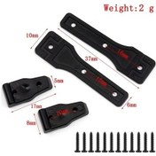 Resim Novahub Axial Scx10 Iıı Axı03007 1/10 Rc Tırmanma Arabası Dayanıklı Abs Plastik Kapı Menteşesi Takımı 