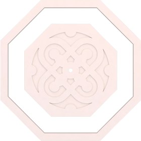 Resim Motifpiyer Tavan Lamba Göbeği 16-Sekizgen-Dış Çıtalı 