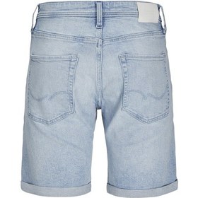 Resim Jack & Jones Jack Jones Erkek Likralı Siyah Kot Şort 12269612 Mavi 