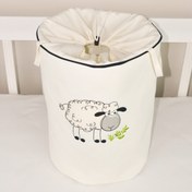 Resim HS Home Baby Kuzucuk Nakışlı Kirli & Oyuncak Sepeti 