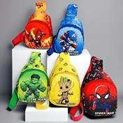 Resim Marvel Moda Karikatür Bozuk Para Cüzdanı Çapraz Vücut Çantası Dış Mekan Günlük Küçük Sırt Çantası Göğüs Çantası Ruj, Fırça, Cilt Bakımı, Cep Telefonu, Bozuk Para, Küçük Eşyalar için 