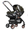 Resim Merkür Bebe Onyx 2'si 1 Arada Oto Koltuğu Bebek Arabası Yeşil 