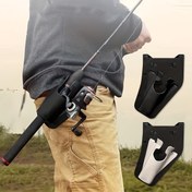 Resim 1 adet Ayarlanabilir Kayar Olta Kemer, Siyah/Metal, Hızlı Çıkarma Eller Serbest Olta Tutucu, Su Aktiviteleri, Sörf, Fly Olta, Sahil Olta için Uygun, Aile, Arkadaşlar, Babalar Günü, Noel, Şükran Günü, Yeni Yıl, Doğum Günü Hediyesi, Ayarlanabilir Taşınabilir Kayar Olta Bel Bandı 