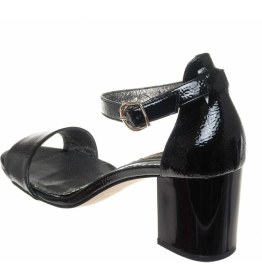 Resim Costo Shoes 19903 Siyah Rugan Büyük Numara Bayan Ayakkabıları 
