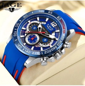 Resim Fochsia Lıge Junior S Kuvars Saat Çok Renkli Silikon Kayış Spor Şık Gümüş Mavi Diğer 