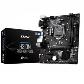 Resim MSI H310m Pro-vdh Plus H310 Ddr4 Vga Glan Matx Dvı Vga Hdmı Usb3.1 1151pv2 Anakart 