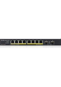 Resim Zyxel Gs1100-10hp 8 Port Gıgabıt 2 Sfp Port Poe Swıtch Yönetilemez 