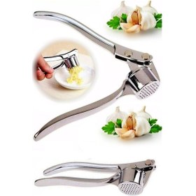 Resim Çelik Pratik Sarımsak Ezici Sarımsak Ezme Aparatı 