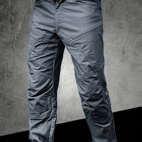 Resim Erkek Taktik Kargo Pantolonu, Ayarlanabilir Bel, Çoklu Cep, Esnemez Polyester Kumaş, Dayanıklı ve Aşınmaya Dayanıklı, Yürüyüş, Açık Hava Tırmanışı ve Tüm Mevsim Rahat Giyim için, Yürüyüş Ekipmanı 